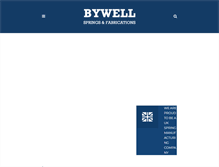 Tablet Screenshot of bywell.co.uk
